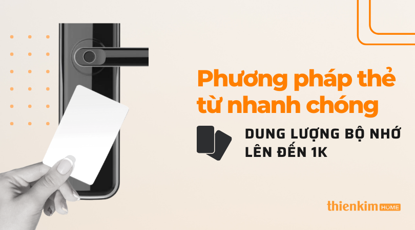 Khóa cửa căn hộ Vickini 39887.001 OBP Đen mờ mở bằng thẻ từ